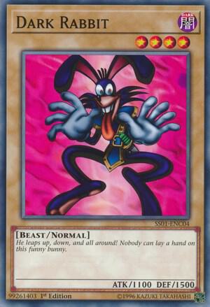 Dark Rabbit trading card from Speed Duel Decks: Destiny Masters Dark Rabbit - Speed Duel Decks: Destiny Masters YuGiOh trading card
