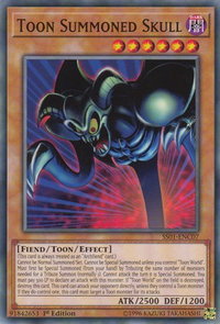 Toon Summoned Skull - Speed Duel Decks: Destiny Masters (SS01) #SS01-ENC07 - Common / Short Print YuGiOh Trading Card