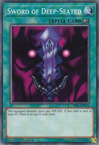 Sword of Deep-Seated - Speed Duel Decks: Destiny Masters (SS01) #SS01-ENC14 - Common / Short Print YuGiOh Trading Card