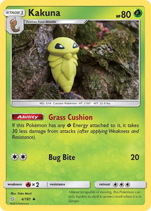 Kakuna - SM - Team Up (SM9) #4/181 - Uncommon Pokémon Trading Card