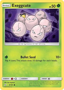 Exeggcute - SM - Team Up (SM9) #8/181 - Common Pokémon Trading Card