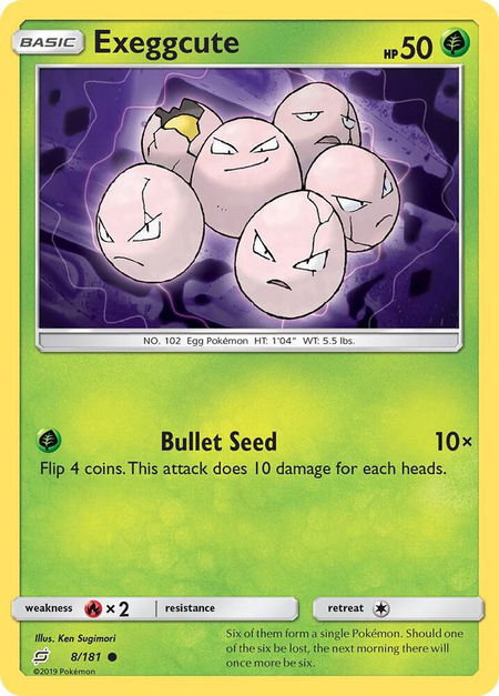 Exeggcute - SM - Team Up Pokémon trading card