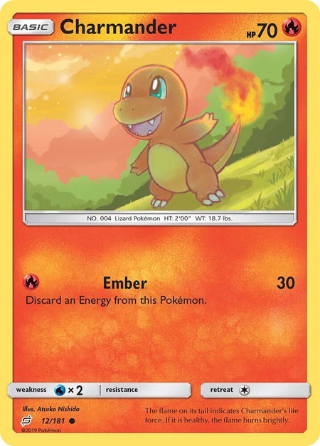 Charmander (12) - SM - Team Up Pokémon trading card