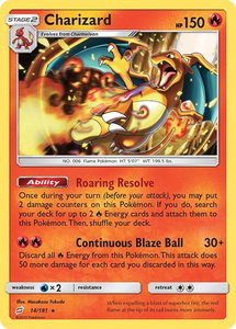 Charizard - SM - Team Up (SM9) #14/181 - Rare Pokémon Trading Card