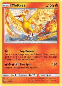 Moltres - SM - Team Up (SM9) #19/181 - Holo Rare Pokémon Trading Card