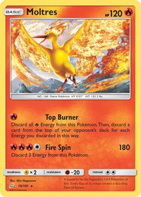Moltres - SM - Team Up (SM9) #19/181 - Holo Rare Pokémon Trading Card
