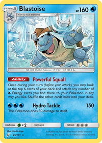 Blastoise - SM - Team Up (SM9) #25/181 - Rare Pokémon Trading Card