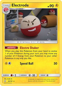 Electrode - SM - Team Up (SM9) #39/181 - Holo Rare Pokémon Trading Card