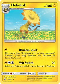 Heliolisk - SM - Team Up (SM9) #50/181 - Uncommon Pokémon Trading Card