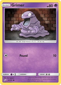 Grimer - SM - Team Up (SM9) #62/181 - Common Pokémon Trading Card