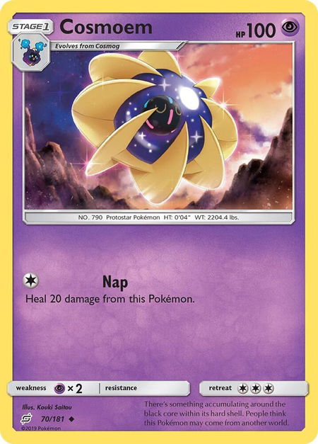 Cosmoem - SM - Team Up Pokémon trading card