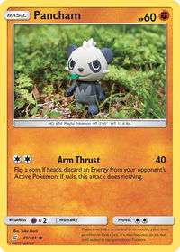 Pancham - SM - Team Up (SM9) #81/181 - Common Pokémon Trading Card