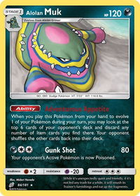 Alolan Muk - SM - Team Up (SM9) #84/181 - Rare Pokémon Trading Card