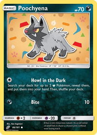 Poochyena - SM - Team Up (SM9) #86/181 - Common Pokémon Trading Card