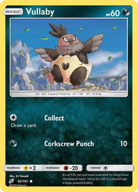 Vullaby - SM - Team Up (SM9) #92/181 - Common Pokémon Trading Card