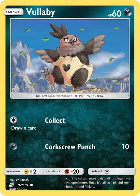 Vullaby - SM - Team Up Pokémon trading card