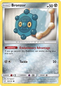 Bronzor - SM - Team Up (SM9) #100/181 - Common Pokémon Trading Card