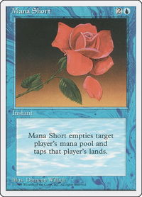 Mana Short - Fourth Edition (4ED) #85 - Rare Magic: The Gathering Trading Card