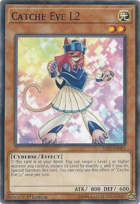 Catche Eve L2 - Savage Strike YuGiOh trading card