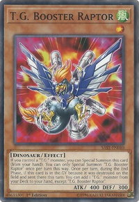 T.G. Booster Raptor - Savage Strike (SAST) #SAST-EN010 - Common / Short Print YuGiOh Trading Card