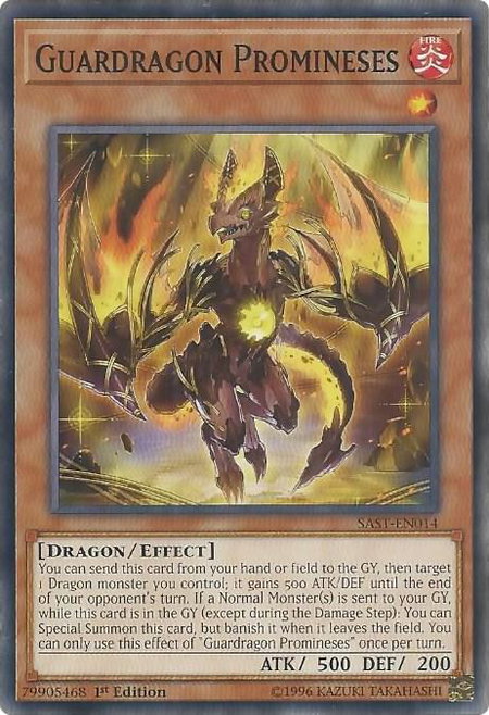 Guardragon Promineses - Savage Strike YuGiOh trading card