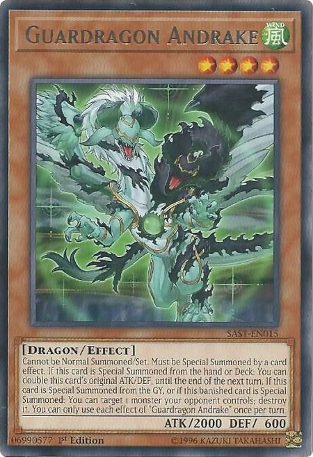 Guardragon Andrake - Savage Strike YuGiOh trading card