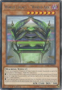 World Legacy - "World Ark" - Savage Strike (SAST) #SAST-EN016 - Rare YuGiOh Trading Card