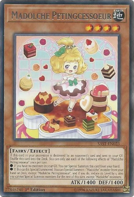Madolche Petingcessoeur - Savage Strike YuGiOh trading card