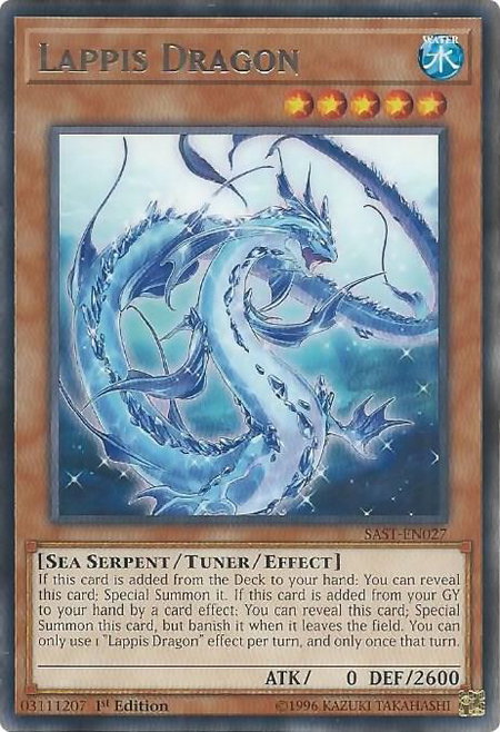 Lappis Dragon - Savage Strike YuGiOh trading card