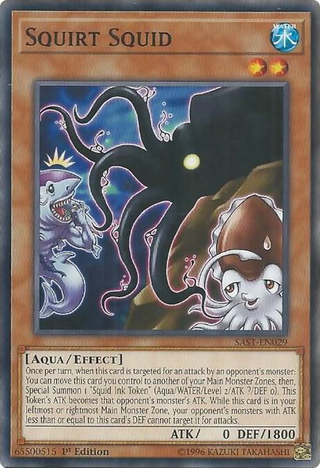 Squirt Squid - Savage Strike YuGiOh trading card