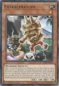 Extraceratops - Savage Strike (SAST) #SAST-EN031 - Common / Short Print YuGiOh Trading Card