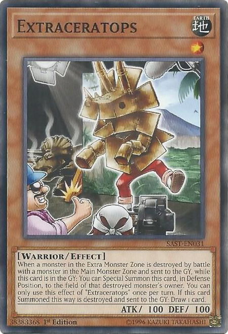Extraceratops - Savage Strike YuGiOh trading card