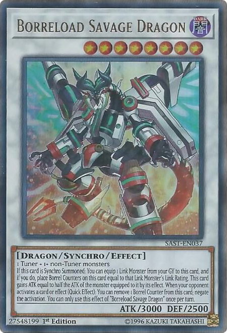 Borreload Savage Dragon - Savage Strike YuGiOh trading card