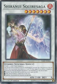 Shiranui Squiresaga - Savage Strike (SAST) #SAST-EN041 - Common / Short Print YuGiOh Trading Card