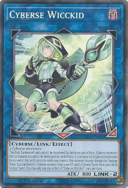 Cyberse Wicckid - Savage Strike YuGiOh trading card