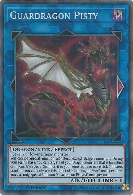 Guardragon Pisty - Savage Strike YuGiOh trading card