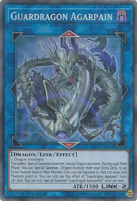 Guardragon Agarpain - Savage Strike YuGiOh trading card