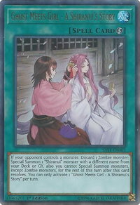 Ghost Meets Girl - A Shiranui's Story - Savage Strike (SAST) #SAST-EN063 - Ultra Rare YuGiOh Trading Card