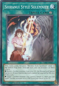 Shiranui Style Solemnity - Savage Strike (SAST) #SAST-EN064 - Common / Short Print YuGiOh Trading Card