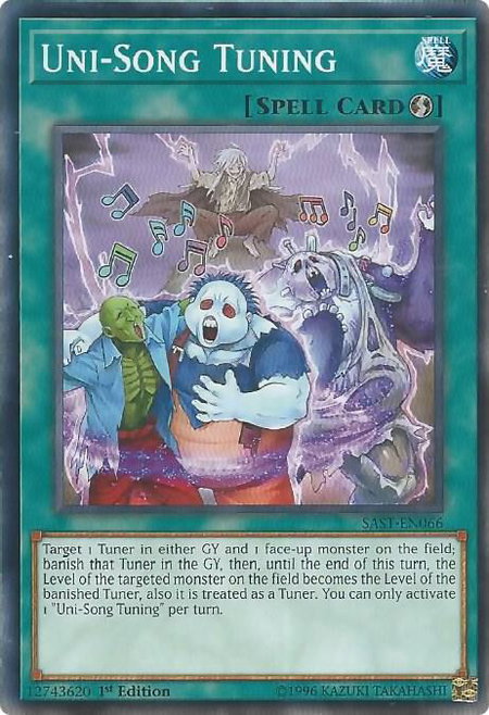 Uni-Song Tuning - Savage Strike YuGiOh trading card
