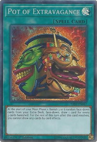 Pot of Extravagance - Savage Strike (SAST) #SAST-EN067 - Secret Rare YuGiOh Trading Card