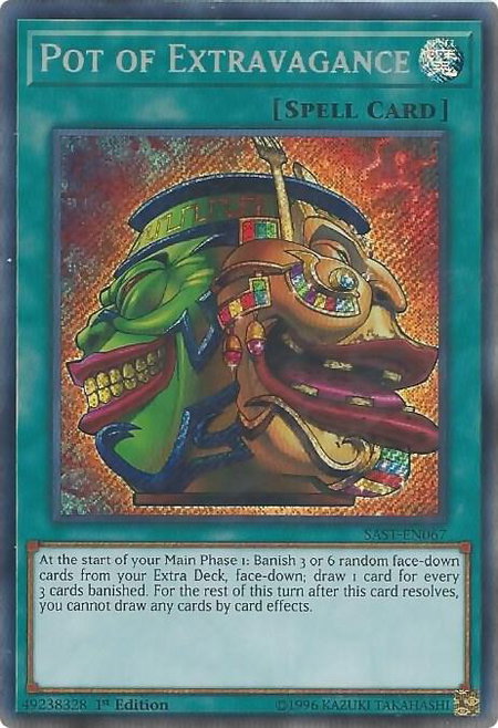 Pot of Extravagance - Savage Strike YuGiOh trading card
