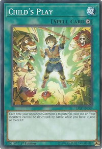 Child's Play - Savage Strike (SAST) #SAST-EN069 - Common / Short Print YuGiOh Trading Card
