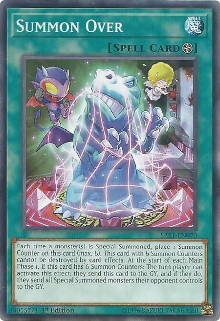 Summon Over - Savage Strike YuGiOh trading card