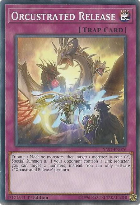 Orcustrated Release - Savage Strike YuGiOh trading card