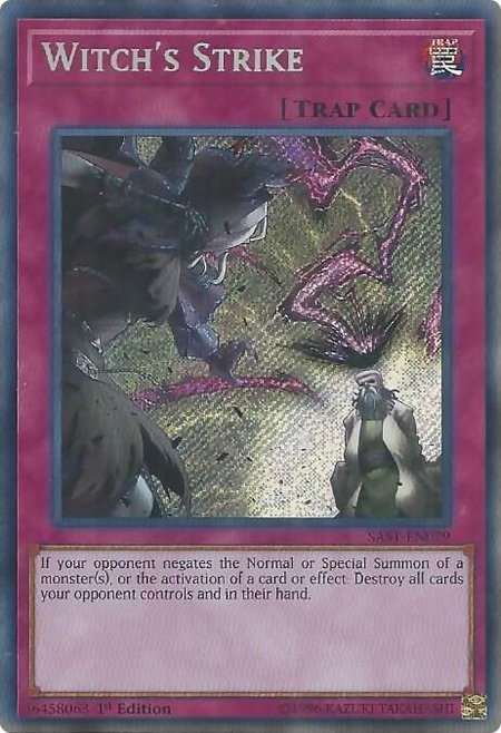 Witch's Strike - Savage Strike YuGiOh trading card