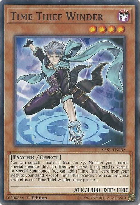 Time Thief Winder - Savage Strike YuGiOh trading card