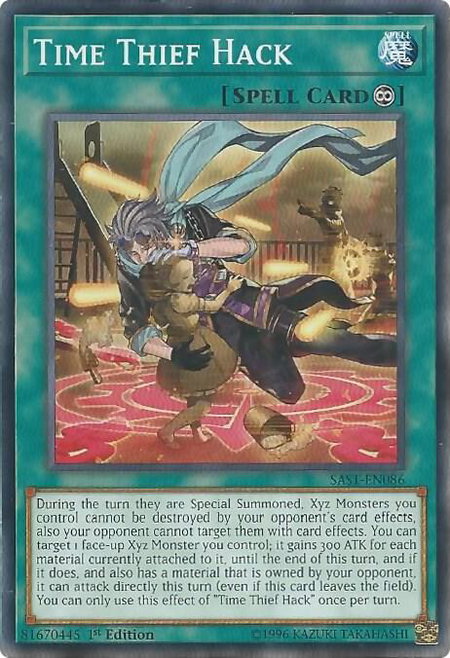 Time Thief Hack - Savage Strike YuGiOh trading card