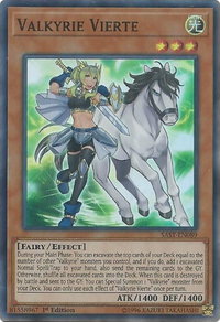 Valkyrie Vierte - Savage Strike (SAST) #SAST-EN089 - Super Rare YuGiOh Trading Card