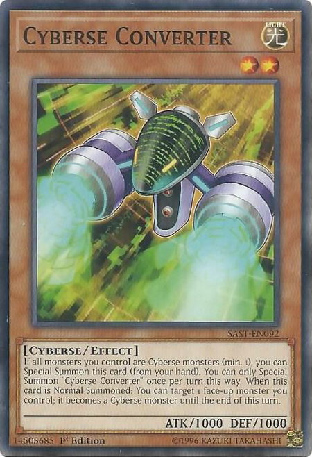 Cyberse Converter - Savage Strike YuGiOh trading card